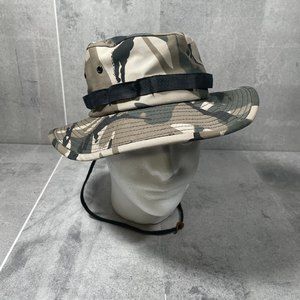 Camo Military Boonie Bucket Type II Sun Hat Hot Weather Mil-Type J-44321 Size M